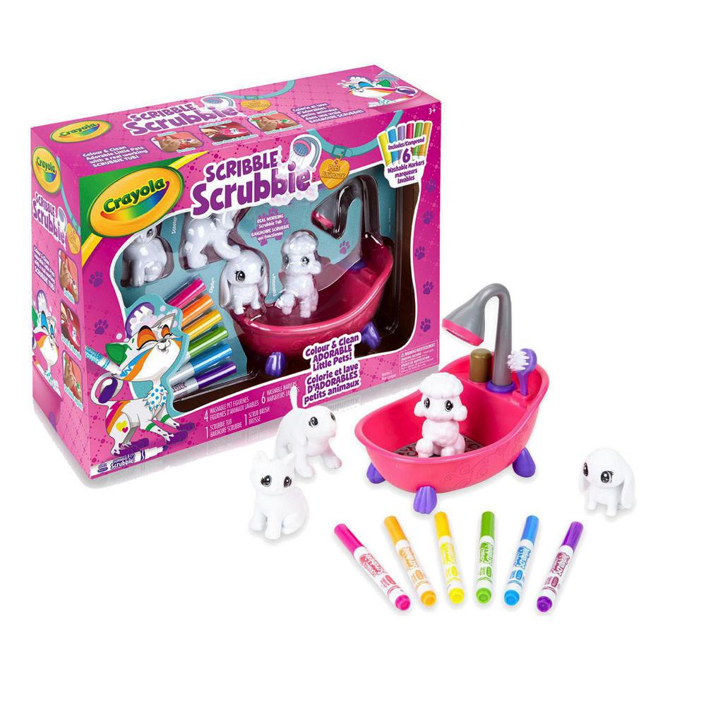 ENS ANIMAUX À COLORIER ET BAIN SCRIBBLE SCRUBBIE TOP 10